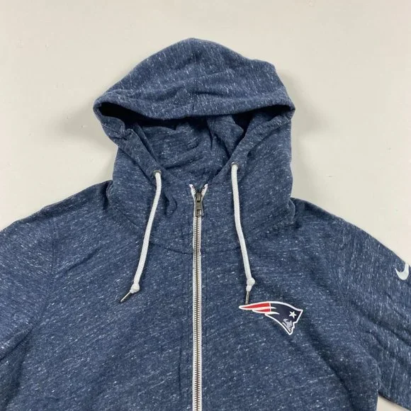New England Patriots Nike Full Zip Hoodie Women's Medium - Picture 2 of 8